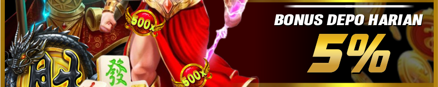 BONUS DEPOSIT HARIAN 5%
