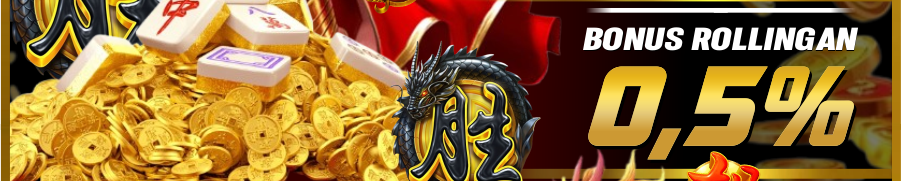 BONUS MINGGUAN ROLLINGAN 0.5%